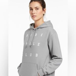 Cotton Grey Ride Cycle Sweatshirt Size Medium